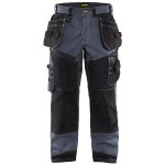 Pantalon de travail en coton x1500 - gris clair / noir l - fr(46) - se(c52) - standards