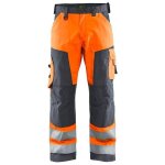 Pantalon de travail haute visibilit� 1566 - orange fluo / gris anthracite 3xl - fr(56) - se(c62) - standards ...