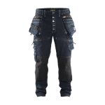 Pantalon de travail multipoches artisan blaklader x1900 cordura denim stretch marine / noir 50