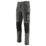 Pantalon de travail multipoches renforc� stretch caterpillar essentials cargo trouser gris / noir 42