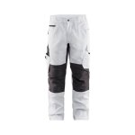 Pantalon de travail peintre blaklader + stretch blanc / gris 46