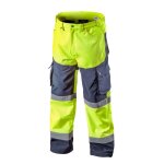 Pantalon de travail, rflchissant, impermable, jaune, modle visibilit, taille m / 50, neo