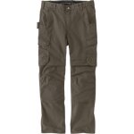 Pantalon de travail en ripstop stretch steel rugged relaxed cargo kaki - taille 40 carhartt