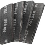 Papier abrasif poncage placo pltre feuilles patins ponceuse 30pcs (10 x p80 / p120 / p220) + bloc de ...