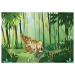 Papier peint intiss� le roi lion disney simba et nala 400 cm x 280 cm
