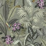 Papier peint moitf d'oiseaux profhome 387382 - gu papier peint non - tiss� lisee sans texture lisse avec ...