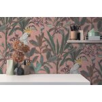 Papier peint moitf d'oiseaux profhome 397481 - gu papier peint intiss� gaufr� � chaud l�g�rement textur� ...