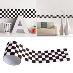 Papier peint mosa�que avec grille el�gante, bordure murale, b�ton de moulage, bordure autocollante pour ...