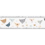 Papier peint motif animal profhome 403727 - gu bordure auto - adh�sive l�g�rement textur� avec des motifs ...