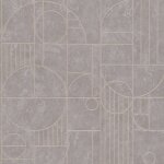 Papier peint  motifs graphiques profhome 386991 - gu papier peint intiss lgrement textur avec des ...