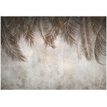 Papier peint panoramique intiss� feuilles 350x250 cm - colle inclus - chambre et salon - moderne papier ...