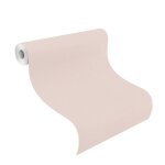 Papier peint vinyle expans� intiss� rasch uni paillet� rose