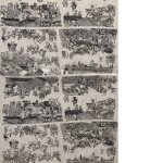 Papier transfert en argile, poterie, glaure sous glaure, motif d'oiseau fleur, porcelaine bleu et blanc, ...