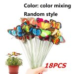 Papillon de simulation 7cm, dcoration en pvc impermable, arrangement floral, fort, extrieur - type ...