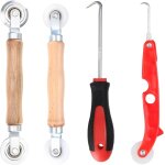 Paquet de 4 extracteurs d'outils de conduit, outil de conduit d'ecran, rouleau cannel�, rouleau de conduit ...