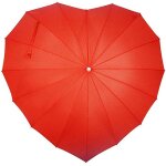 Parapluie en forme de coeur rouge pour toujours love parasol pour valentine, mariage, fianailles et ...