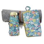 Parapluie pliant a cinq fleurs chic pour femmes, parasol anti - uv, pour voyage en plein air, camping, ...