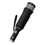 Parapluie de pluie automatique pliable a 3 volets pour voiture, transparent, pour femme.