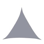 Parasol auvent triangulaire pare - soleil voile r�sistant aux uv ombre pour patio installation ext�rieure ...