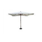 Parasol en bois 3 x 3 m
