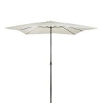 Parasol carr aktive garden - gris - mt aluminium - 300x300cm
