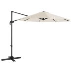 Parasol d�centr� de jardin ombrelle de terrasse rotatif a 360 diam�tre 3 m protection salaire upf 50 ...