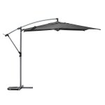 Parasol dcentr manao - diamtre 3 mtre - ardoise