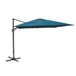 Parasol deporte 3x3 / 8 nh20 inclinable manivelle - bleu Parasol deporte 3x3 / 8 nh20 inclinable manivelle - bleu