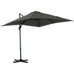 Parasol d�port� carr� inclinable dim. 2, 45l x 2, 45l x 2, 45h m
