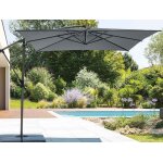 Parasol d�port� carr� manoa ardoise - 2, 5 x 2, 5 m - hesp�ride