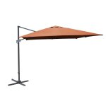 Parasol d�port� - nh - aluminium - 3x4 - sienne