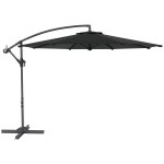 Parasol dport octogonal inclinable rabattable diamtre 2, 97 m parasol de jardin avec pied en croix ...
