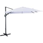 Parasol dport orientable 360 inclinable gauche droite 3 x 3 m orient