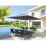 Parasol d�port� rectangulaire equador - 4 x 3 m - hesp�ride