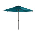 Parasol droit rond loompa bleu canard - 3 m - hespéride Parasol droit rond loompa bleu canard - 3 m - hespéride