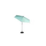 Parasol extrieur rectangulaire double face de 2, 7 m avec manivelle (vert clair) (sans pied)