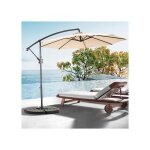 Parasol extérieur rectangulaire double face de 4, 5 m avec manivelle (kaki) ¿(sans pied)â¿ Parasol extérieur rectangulaire double face de 4, 5 m avec manivelle (kaki) ¿(sans pied)â¿