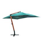 Parasol grand d'ext�rieur flottant 300 x 400 cm vert helloshop26 02 0008677