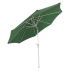 Parasol de jardin � 2, 7m inclinable polyester / aluminium 5kg vert 04 0003878