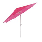 Parasol de jardin � 3m inclinable polyester / aluminium 5kg rose 04 0003881