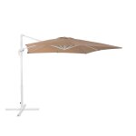 Parasol de jardin carré 250 x 250 cm beige sable monza Parasol de jardin carré 250 x 250 cm beige sable monza