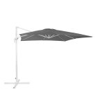 Parasol de jardin carré 250 x 250 cm gris foncé monza Parasol de jardin carré 250 x 250 cm gris foncé monza