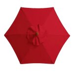 Parasol de jardin extrieur impermable de 2 / 2, 7 / 3m, couverture de parasol, pare - soleil de remplacement ...
