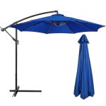 Parasol de jardin rond de 3 m (bleu marine - 300 cm x 8 k) - pare - soleil d'extérieur pour terrasse ... Parasol de jardin rond de 3 m (bleu marine - 300 cm x 8 k) - pare - soleil d'extérieur pour terrasse ...