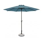 Parasol kalife rond diam?tre 3 m bleu