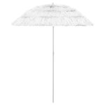 Parasol de plage hawaii 180 cm blanc helloshop26 02 0008386