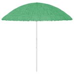 Parasol de plage vert 300 cm