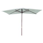 Parasol rectangulaire oleron - gris