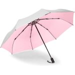 Parasol sun umbrella, 3 pliant sun rain umbrella portable anti - ombres automatique ext�rieur pour dame ...