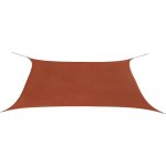 Parasol en tissu oxford rectangulaire 2 x 4 m ocre marron vidaxl vidaxl